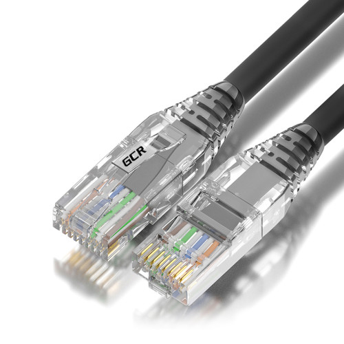 GCR Патч-корд 2.0m UTP кат.6, серый, коннектор ABS, 24 AWG, ethernet high speed 10 Гбит/с, RJ45, T568B, GCR-55426
