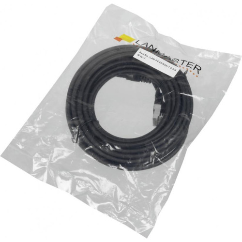 Патч-корд Lanmaster LAN-PC45/S5E-7.0-BK FTP вилка RJ-45-вилка RJ-45 кат.5е 7м чёрный LSZH (уп.:1шт)