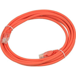 Патч-корд Lanmaster LAN-PC45/U5E-3.0-OR UTP RJ-45 вил.-вилка RJ-45 кат.5E 3м оранжевый LSZH (уп.:1шт)