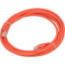 Патч-корд Lanmaster LAN-PC45/U5E-3.0-OR UTP RJ-45 вил.-вилка RJ-45 кат.5E 3м оранжевый LSZH (уп.:1шт)