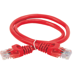 ITK Коммутационный шнур кат. 6 UTP PVC 5м красный