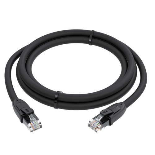 GCR Патч-корд прямой 30.0m UTP кат.6, черный, 24 AWG, ethernet high speed, RJ45, T568B, GCR-52539