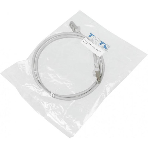 Патч-корд Lanmaster TWT-45-45-1.0/S-GY FTP RJ-45 вил.-вилка RJ-45 кат.5E 1м серый ПВХ (уп.:1шт)