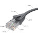 GCR Патч-корд прямой 0.5m UTP кат.6, серый, 24 AWG, ethernet high speed, RJ45, T568B, GCR-52542