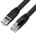 GCR Патч-корд PROF плоский прямой 1.5m, UTP медь кат.6, черный, 30 AWG, ethernet high speed 10 Гбит/с, RJ45, T568B, GCR-53056 GCR Патч-корд PROF плоский прямой 1.5m, UTP медь кат.6, черный, 30 AWG, ethernet high speed 10 Гбит/с, RJ45, T568B, GCR-53056