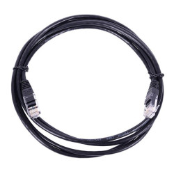 Патч-корд Lanmaster TWT-45-45-0.5-BK UTP RJ-45 вил.-вилка RJ-45 кат.5E 0.5м черный ПВХ (уп.:1шт)