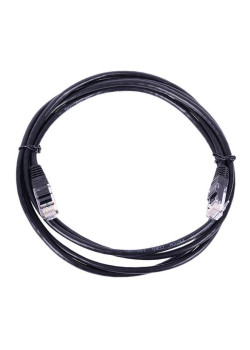 Патч-корд Lanmaster TWT-45-45-0.5-BK UTP RJ-45 вил.-вилка RJ-45 кат.5E 0.5м черный ПВХ (уп.:1шт)
