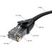 GCR Патч-корд прямой 2.5m UTP кат.6, черный, 24 AWG, ethernet high speed, RJ45, T568B, GCR-52529
