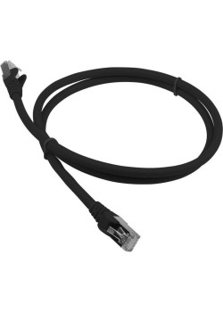 Патч-корд Lanmaster LAN-PC45/S6A-2.0-BK FTP RJ-45 вил.-вилка RJ-45 кат.6A 2м черный LSZH (уп.:1шт)