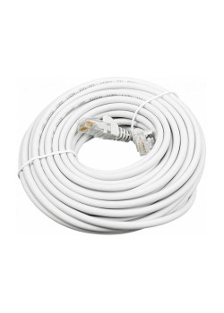 Патч-корд Lanmaster LAN-PC45/U5E-5.0-WH UTP RJ-45 вил.-вилка RJ-45 кат.5E 5м белый LSZH (уп.:1шт)