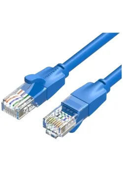 Патч-корд Vention прямой UTP cat.6, RJ45 - 5м. Синий