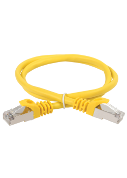 ITK Коммутационный шнур (патч-корд), кат.5Е FTP, 5м, желтый