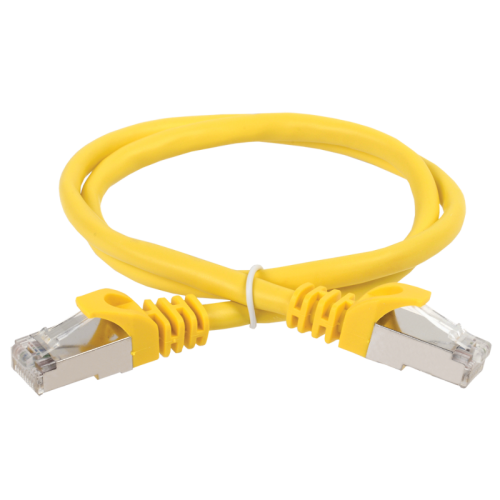 ITK Коммутационный шнур (патч-корд), кат.5Е FTP, 5м, желтый