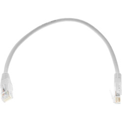 Патч-корд Lanmaster TWT-45-45-0.3-WH UTP RJ-45 вил.-вилка RJ-45 кат.5E 0.3м белый ПВХ (уп.:1шт)