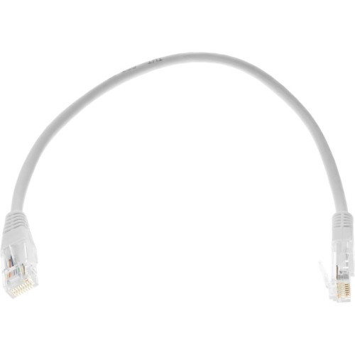 Патч-корд Lanmaster TWT-45-45-0.3-WH UTP RJ-45 вил.-вилка RJ-45 кат.5E 0.3м белый ПВХ (уп.:1шт)
