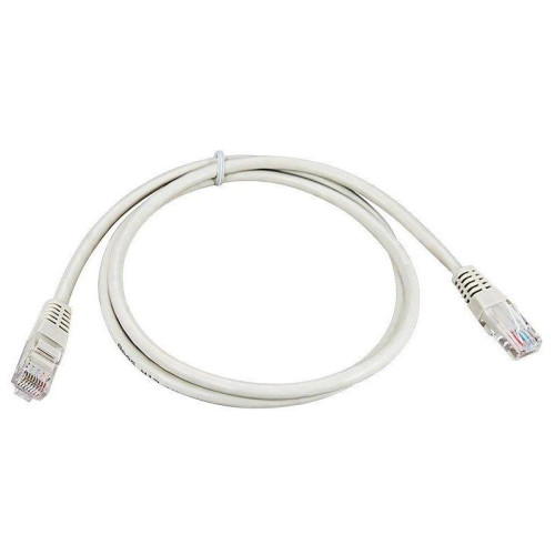 Патч-корд Rexant 18-1002 UTP RJ-45 вил.-RJ-45 мод. кат.5E 1м серый ПВХ