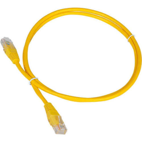 Патч-корд Lanmaster TWT-45-45-0.3-YL UTP RJ-45 вил.-вилка RJ-45 кат.5E 0.3м желтый ПВХ