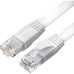 GCR Патч-корд PROF плоский прямой 2.0m, UTP медь кат.6, белый, 30 AWG, ethernet high speed 10 Гбит/с, RJ45, T568B, GCR-52858 GCR Патч-корд PROF плоский прямой 2.0m, UTP медь кат.6, белый, 30 AWG, ethernet high speed 10 Гбит/с, RJ45, T568B, GCR-52858