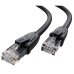 GCR Патч-корд прямой 10.0m UTP кат.6, черный, 24 AWG, литой без фиксатора, ethernet high speed 1 Гбит/с, RJ45, T568B, GCR-52536