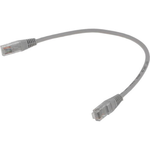 Патч-корд Lanmaster TWT-45-45-0.3-GY UTP RJ-45 вил.-вилка RJ-45 кат.5E 0.3м серый ПВХ (уп.:1шт) Патч-корд Lanmaster TWT-45-45-0.3-GY UTP RJ-45 вил.-вилка RJ-45 кат.5E 0.3м серый ПВХ (уп.:1шт)