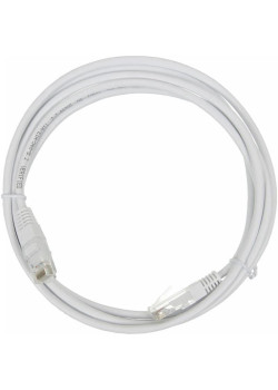 Патч-корд Lanmaster TWT-45-45-2.0-WH UTP RJ-45 вил.-вилка RJ-45 кат.5E 2м белый ПВХ (уп.:1шт)