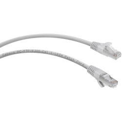 Патч-корд Cabeus PC-FTP-RJ45-CAT.6-1M-LSZH F/UTP RJ-45 вил.-вилка RJ-45 кат.6 1м серый LSZH