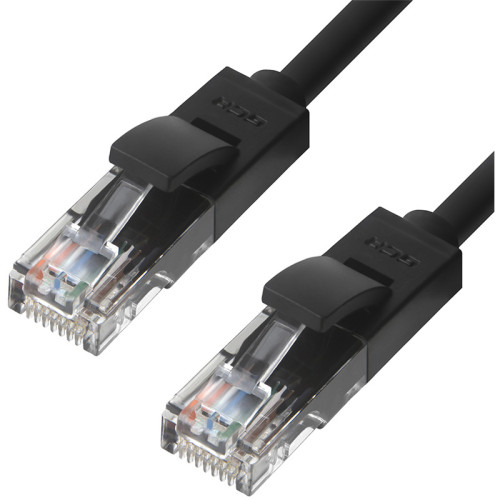 Greenconnect Патч-корд прямой 15.0m, UTP кат.5e, черный, позолоченные контакты, 24 AWG, литой, GCR-LNC06-15.0m, ethernet high speed 1 Гбит/с, RJ45, T568B Greenconnect Патч-корд прямой 15.0m, UTP кат.5e, черный, позолоченные контакты, 24 AWG, литой, GCR-LNC06-15.0m, ethernet high speed 1 Гбит/с, RJ45, T568B