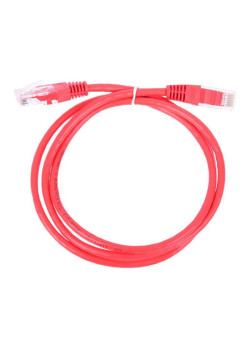 Патч-корд Lanmaster TWT-45-45-0.5-RD UTP RJ-45 вил.-вилка RJ-45 кат.5E 0.5м красный ПВХ (уп.:1шт)