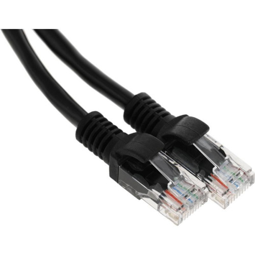 Патч-корд Premier PP12-1M/BK 1000Гбит/с UTP 4 пары cat.5E CCA molded 1м черный RJ-45 (m)-RJ-45 (m)