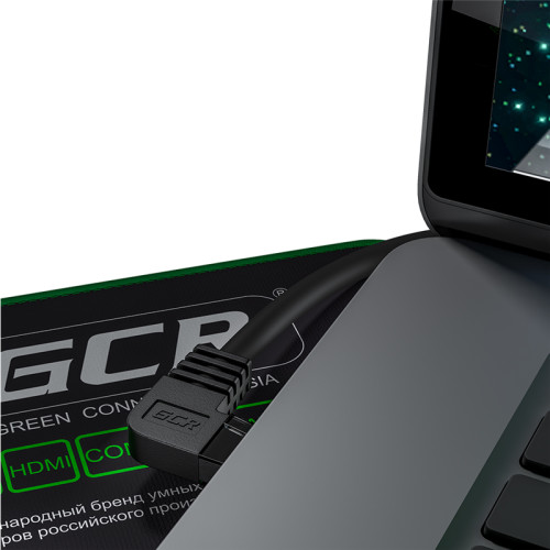 GCR Патч-корд прямой 1.0m UTP кат.5e, черный, левый угол, литой, ethernet high speed, RJ45, T568B, GCR-53127 GCR Патч-корд прямой 1.0m UTP кат.5e, черный, левый угол, литой, ethernet high speed, RJ45, T568B, GCR-53127