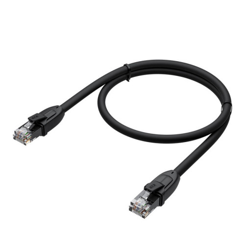 GCR Патч-корд PROF прямой 1.0m, UTP медь кат.6, че, 24 AWG, ethernet high speed 10 Гбит/с, RJ45, T568B, GCR-52580