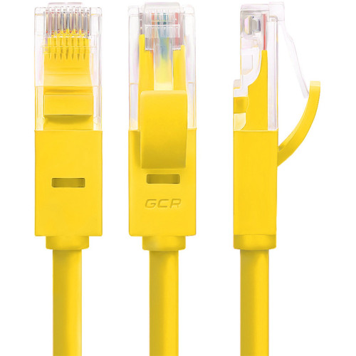 Greenconnect Патч-корд прямой 2.0m, UTP кат.5e, желтый, позолоченные контакты, 24 AWG, литой, GCR-LNC02-2.0m, ethernet high speed 1 Гбит/с, RJ45, T568B Greenconnect Патч-корд прямой 2.0m, UTP кат.5e, желтый, позолоченные контакты, 24 AWG, литой, GCR-LNC02-2.0m, ethernet high speed 1 Гбит/с, RJ45, T568B