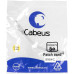 Патч-корд Cabeus PC-UTP-RJ45-CAT.5E-0.15M U/UTP RJ-45 вил.-вилка RJ-45 кат.5E 0.15м серый ПВХ