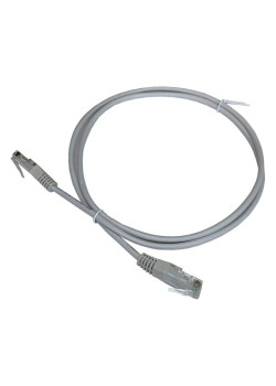 Патч-корд Lanmaster TWT2-45-45-1.0-GY UTP RJ-45 вил.-вилка RJ-45 кат.5E 1м серый ПВХ