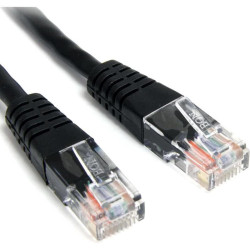 Патч-корд Lanmaster TWT-45-45-0.15-BK RJ-45 вил.-вилка RJ-45 кат.5E 0.15м черный ПВХ (уп.:1шт)