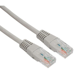 Патч-корд Rexant 18-8004 UTP RJ-45 вил.-вилка RJ-45 кат.5E 1.5м серый LSZH
