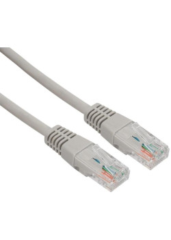 Патч-корд Rexant 18-8004 UTP RJ-45 вил.-вилка RJ-45 кат.5E 1.5м серый LSZH