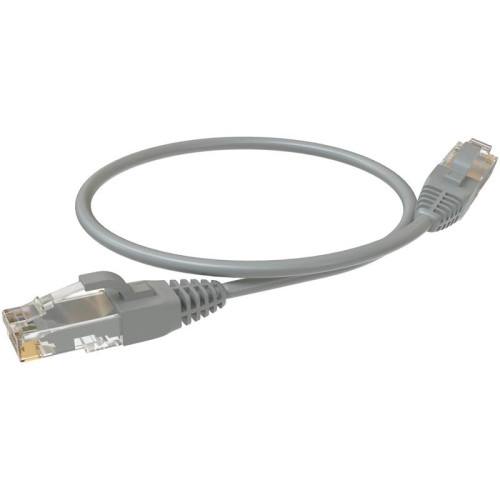 Патч-корд Sysmatrix PC 4545.5EU26.03LSZHGY U/UTP RJ-45 вил.-вилка RJ-45 кат.5E 0.3м серый LSZH