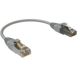 Патч-корд Sysmatrix PC 4545.5ES26.015LSZHGY F/UTP RJ-45 вил.-вилка RJ-45 кат.5E 0.15м серый LSZH