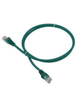 Патч-корд Lanmaster LAN-PC45/U5E-5.0-GN UTP RJ-45 вил.-вилка RJ-45 кат.5E 5м зеленый LSZH (уп.:1шт)