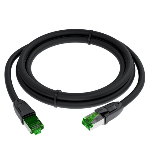 GCR PRO Патч-корд LSZH PROF прямой 40.0m, UTP медь кат.6, черный, 26 AWG, ethernet high speed 10 Гбит/с, RJ45, T568B, GCR-56873