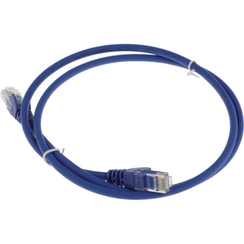 Патч-корд Lanmaster LAN-PC45/U5E-1.0-BL UTP RJ-45 вил.-вилка RJ-45 кат.5E 1м синий LSZH (уп.:1шт)