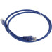 Патч-корд Lanmaster LAN-PC45/U5E-1.0-BL UTP RJ-45 вил.-вилка RJ-45 кат.5E 1м синий LSZH (уп.:1шт)