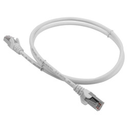 Патч-корд Lanmaster LAN-PC45/S5E-1.0-WH FTP RJ-45 вил.-вилка RJ-45 кат.5E 1м белый LSZH (уп.:1шт)