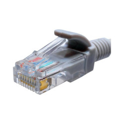 Патч-корд Suprlan 10-0144 UTP RJ-45 вил.-вилка RJ-45 кат.5E 3м серый LSZH 24AWG