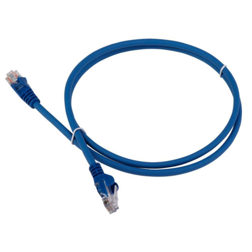 Патч-корд Lanmaster LAN-PC45/U5E-1.5-BL UTP вилка RJ-45-вилка RJ-45 кат.5е 1.5м синий LSZH (уп.:1шт)