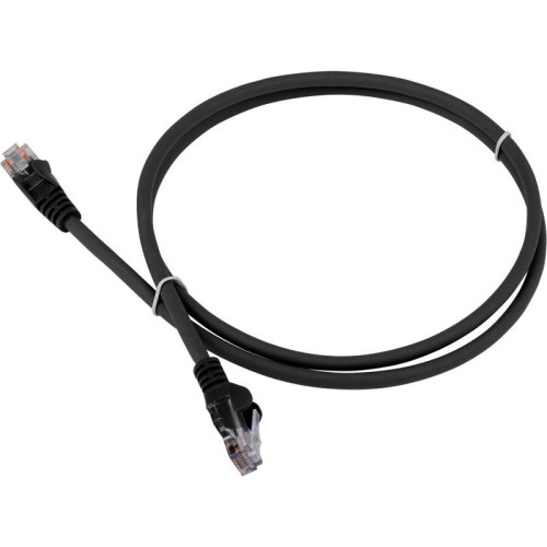 Патч-корд Lanmaster LAN-PC45/U6-3.0-BK UTP вилка RJ-45-вилка RJ-45 кат.6 3м чёрный LSZH (уп.:1шт)