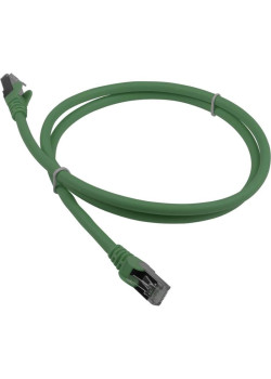Патч-корд Lanmaster LAN-PC45/S6A-1.0-GN FTP RJ-45 вил.-вилка RJ-45 кат.6A 1м зеленый LSZH (уп.:1шт)