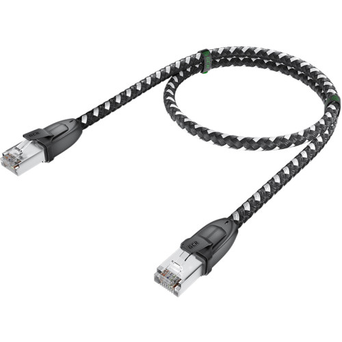 GCR Патч-корд PROF прямой 3.0m, UTP медь кат.6, STRONG черно-белый нейлон, ethernet high speed 10 Гбит/с, T568B, GCR-52778 GCR Патч-корд PROF прямой 3.0m, UTP медь кат.6, STRONG черно-белый нейлон, ethernet high speed 10 Гбит/с, T568B, GCR-52778