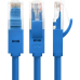 GCR Патч-корд перекрестный ethernet 1.0m UTP кат.5е, синий, RJ45, литой GCR Патч-корд перекрестный ethernet 1.0m UTP кат.5е, синий, RJ45, литой